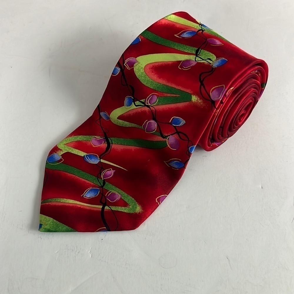 𝅺jerry Garcia Merry Christmas Tie